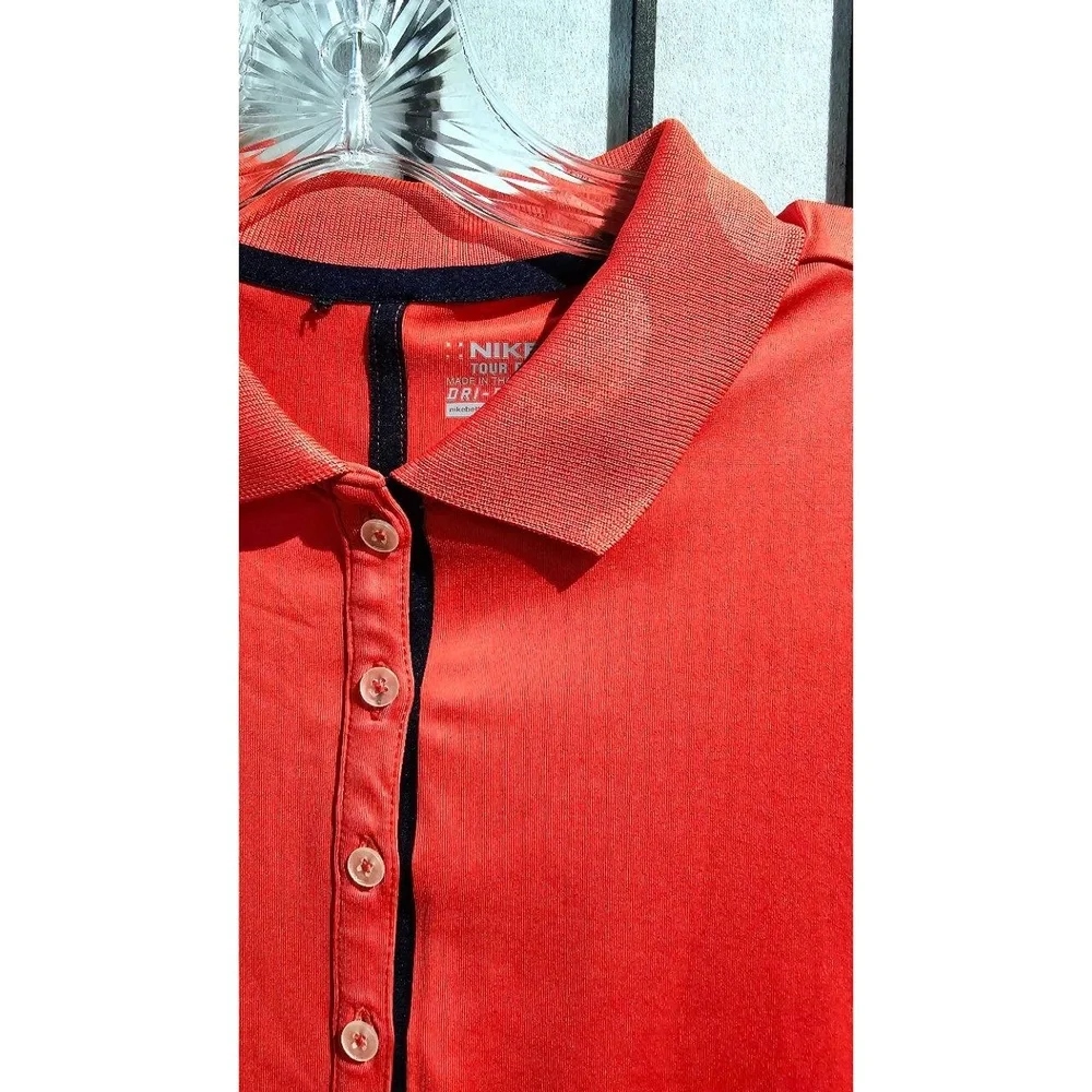 NIKE GOLF Women’s‎ Red Dri-FIT Sleeveless Polo Top Size M